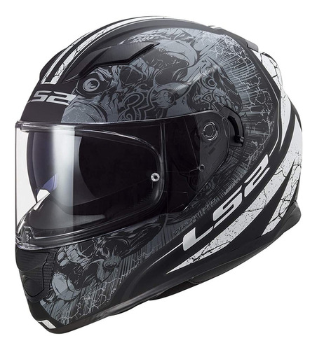 Casco Motocicleta Ls2 Rostro Completo, Talla M