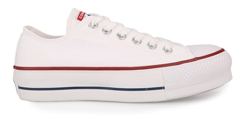 Zapatillas Converse All Star Plataforma Lona Blanca