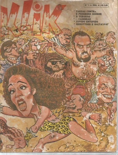 Klik N° 05 - Tarzan Contra O Poderoso Senhor - Em Português - Editora Ebal - Formato 21 X 27 - Capa Mole - Bonellihq Cx443 H18