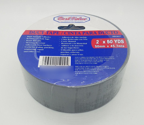 Cinta Para Ducto 2  X 50yds (45.7 Mts) H03017 Bestvalue