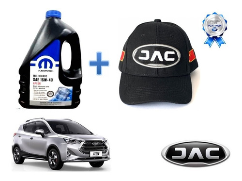 Garrafa Aceite Mopar + Gorra Jac Sei 3 2017 A 2020