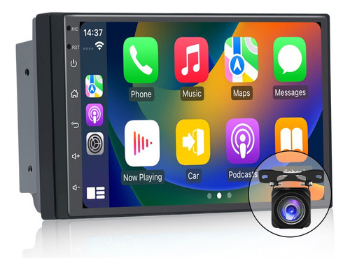 Audio Para Coche Android Carplay De 7 Pulgadas, 2d, 4+32 G,
