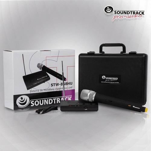 Stw-868hu Micrófono Inalámbrico Mano/cardioide Soundtrack Color Negro