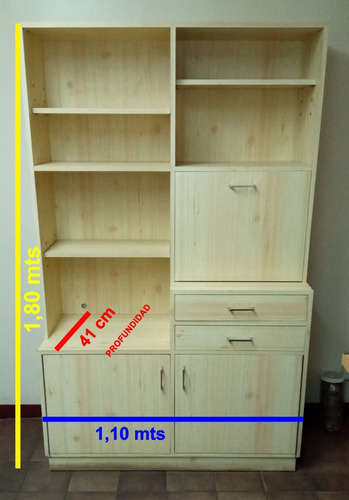 Mueble Estante Organizador De Oficina En Formica