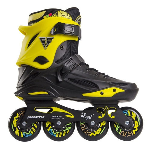 Patin Freestyle M1 International Negro/amarillo