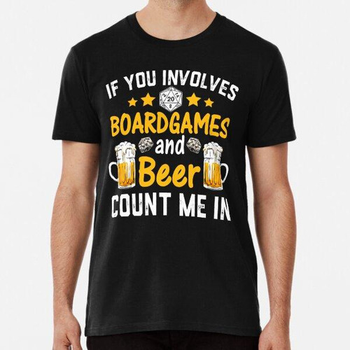 Remera Juegos De Mesa Y Cerveza I Amantes De Los Juegos De M