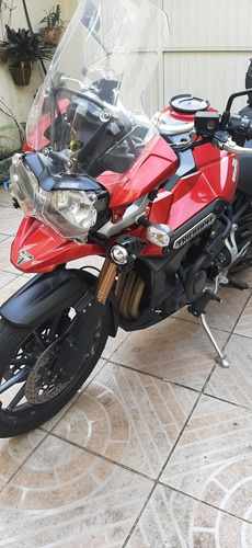Imagem 3 de 10 de Triumph Tiger Explorer 1200 Vermelha 15.000km Zerada!