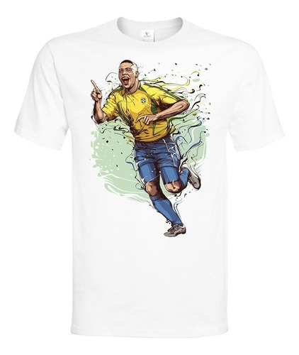 Polera Futbol - Ronaldo Nazario Mod1