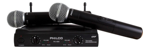 Set 2 Microfonos Inal. Uhf Philco