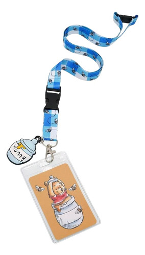 Disney Porta Gafete Lanyard Winnie Pooh Hot Topic 