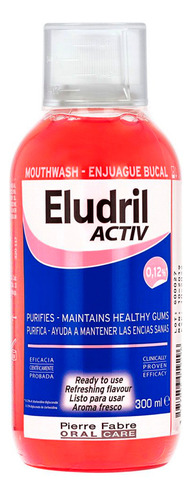 Enjuague Bucal Para Encias Sanas Eludril Activ X 300 Ml