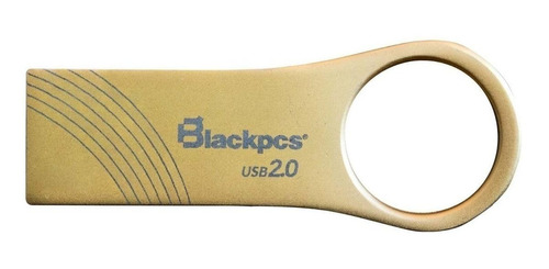 Imagen 1 de 2 de Memoria USB Blackpcs MU2102 16GB 2.0 dorado