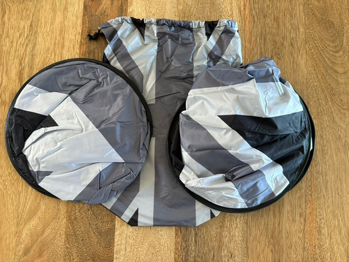 Parasol De Quemacocos Mini Cooper Bandera Inglaterra Uj Gris