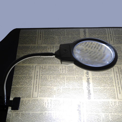 Lámpara Lupa Manos Libres Led Brillante Con Abrazadera Para
