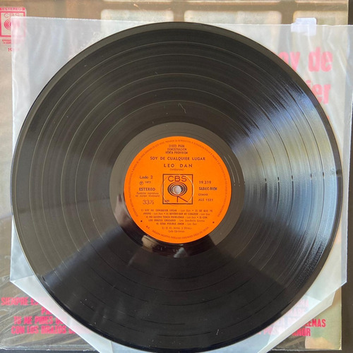 Imagen 4 de 4 de Vinilo Leo Dan Soy De Cualquier Lugar Che Discos