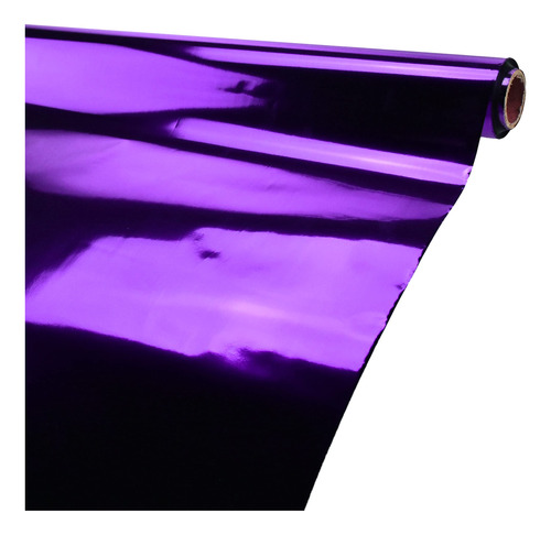 Rollo Papel Metalico Para Cubierta Mesa 100 Pie Morado