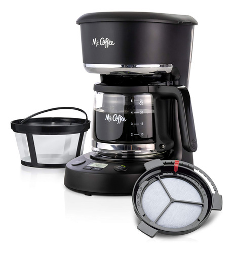 Cafetera Mr. Coffee, Jarra De Vidrio Programable Para 5 Taza