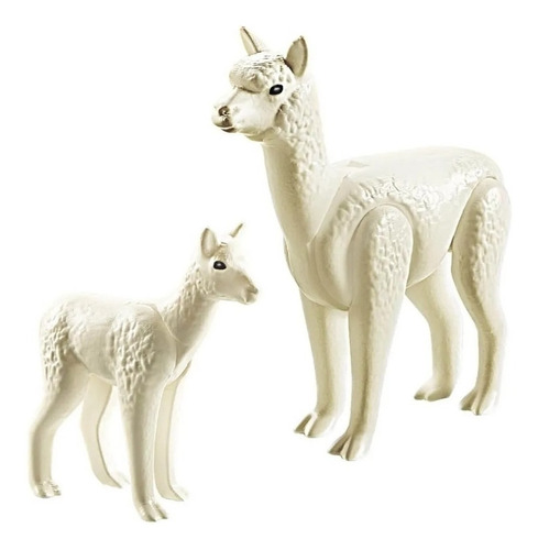 Imagen 2 de 5 de Playmobil Animales Llama Con Cria Bebe 70350 Family Fun Edu