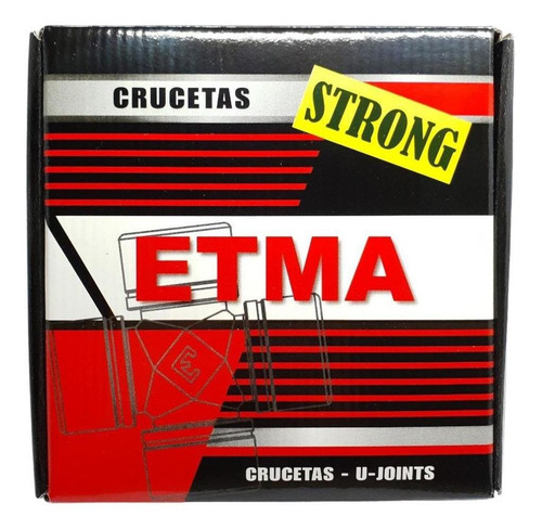Imagen 3 de 5 de Cruceta Ø49.2 X 154.7 4 Cubetas C/tapas - Strong Fiat 697