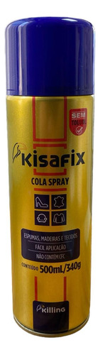 Cemento En Spray Kisafix 1/2lt. Adhesivos