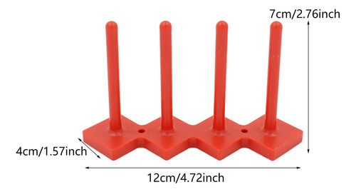 Suporte Para Linha De Bobina Rack De Fita Vermelho