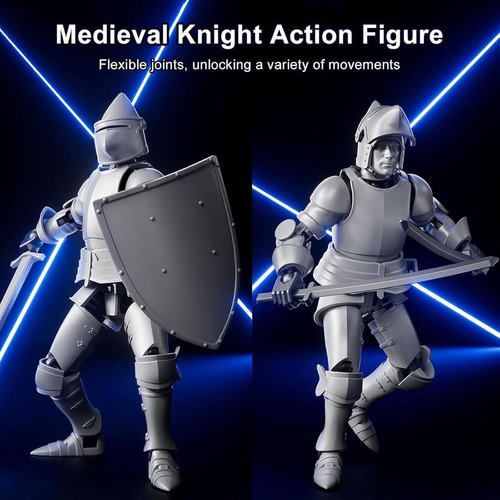Figura De Acción Caballero Medieval Magnético 13 Juguetes