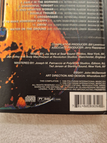 Box Eric Clapton- Crossroads 2- Importado Incluye 4 Cds (Usado)