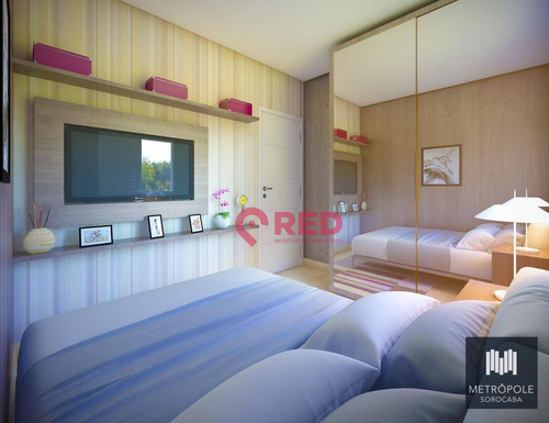 Imagem 13 de 15 de Apartamento Com 2 Dormitórios À Venda Por R$ 189.990,00 - Edifício Belíssimus - Sorocaba/sp - Ap0302