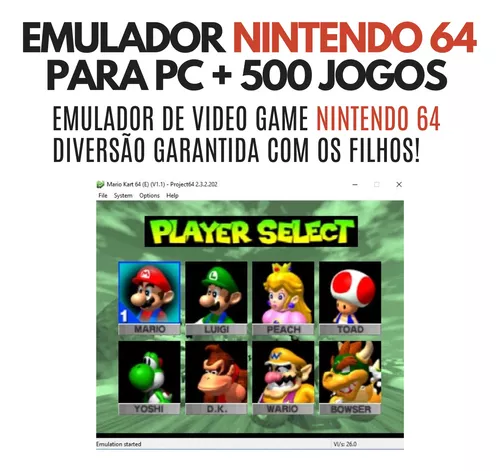 Project 64 - Emulador Nintendo 64 - Emuladores - GGames