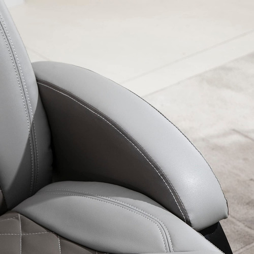 Silla Reclinable Con Reposapies Color Gris Marca Homcom