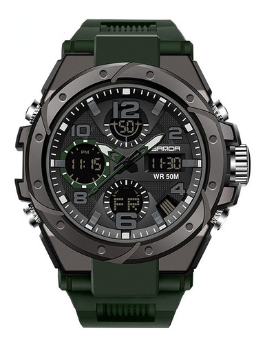 Reloj Sanda 6008, Reloj Deportivo Militar A Prueba De Agua