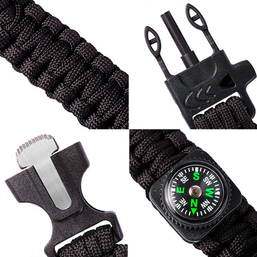 Reloj De Supervivencia Al Aire Libre, Pulsera Multifuncional
