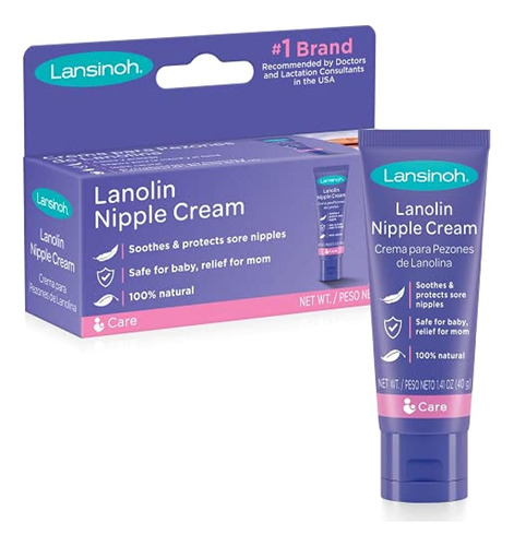 Lansinoh Lanolin Nipple Cream Para La Lactancia Materna, 1.4