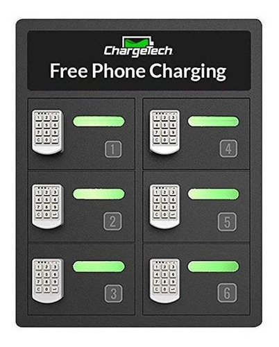 Secure Cell Phone Charging Locker 6 Digital Combination Lo ®