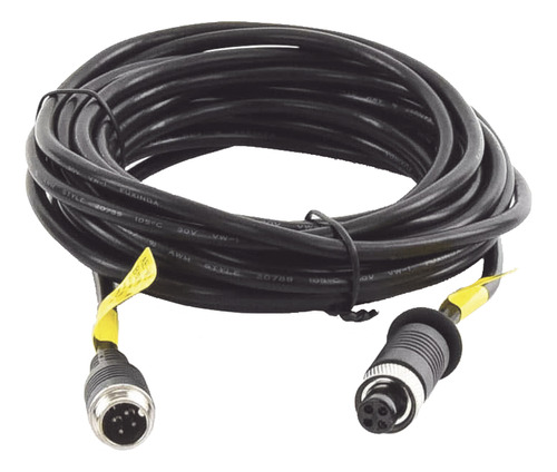 Cable Extensor De Vídeo Y Audio De 6 Metros / Conector Tipo Color Negro
