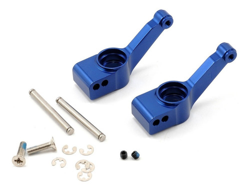 Traxxas Aluminum Rear Stub Axle Carriers (blue) (2)