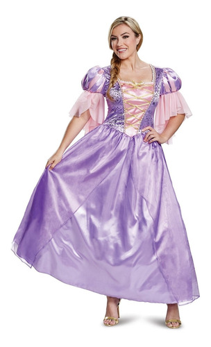 Disfraz Talla Medium Para Mujer De Rapunzel Enredados