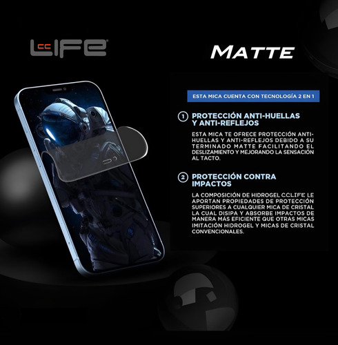 2 Micas Cclife Hidrogel Matte | Para Modelos Nokia