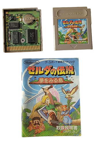 Legend Of Zelda Link Awakening Game Boy Original Japones 
