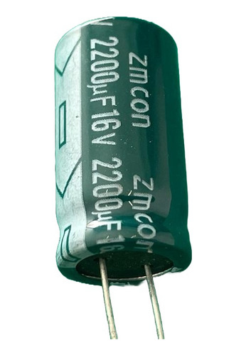 2x Capacitor Eletrolítico 2200uf/16v 105° 13x25mm Zmcon