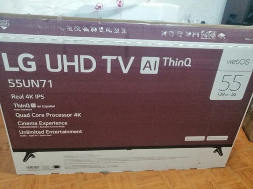 Imagen 2 de 2 de Televisor LG 55un7100psa Pantalla Quebrada Venta X Piezas