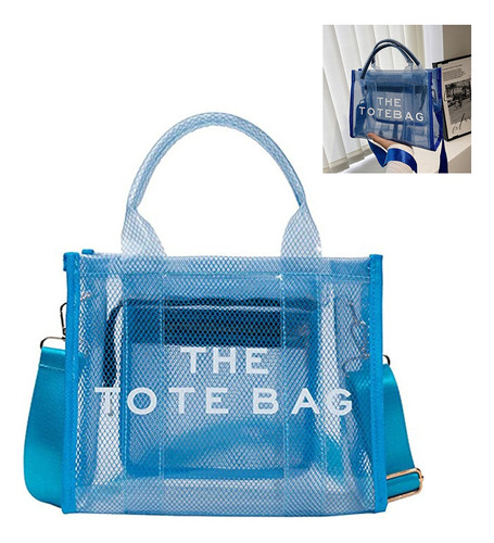 Bolsa Transparente De Moda Coreana Jelly Bag Commuter Bag