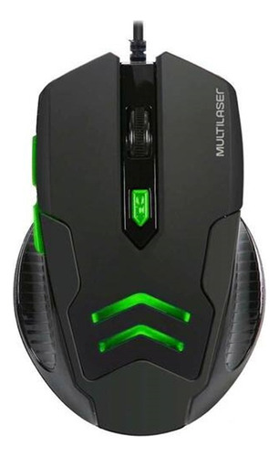 Combo Gamer Mouse 3200dpi E Mousepad Verde - Mo273