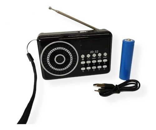Mini Rádio Digital Bluetooth Fm Usb Micro Sd Altomex Jd-32 110v/220v