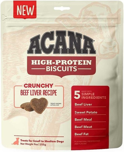 Acana  High-protein Biscuits Grain-free Beef Liver Recipe Sm