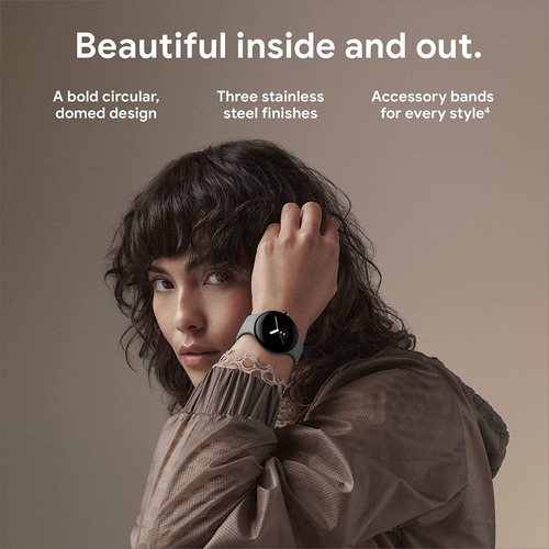 Reloj Google Pixel Watch, Wifi + LTE, color de la carcasa: negro