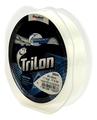 Nailon Trilon Blanco 0.35mm - 17 Libras Carrete 300 Metros