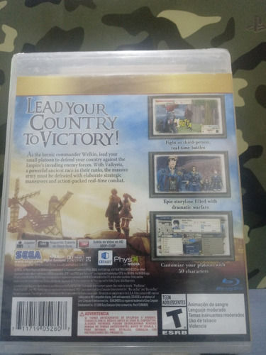 Valkyria Ps3 Fisico Sellado Z/lomas De Zamora Envíos