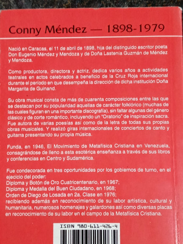 Imagen 2 de 5 de Metafisica 4 En 1 * Tomo 1 * Conny Mendez *