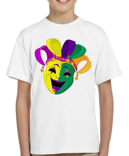 Remera De Niño Caretas Teatro Animadas Mask